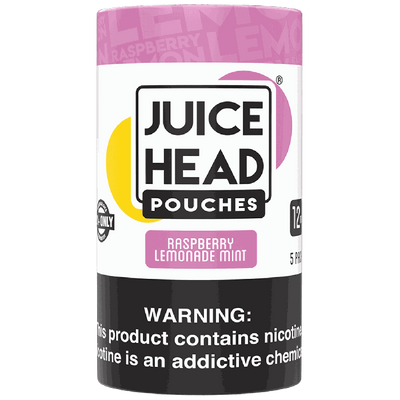 JUICE HEAD POUCHES 12mg 5/Pk RASPBERRY LEMONADE MINT