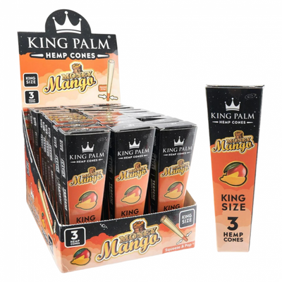 KING PALM HEMP CONES KING SIZE 3/PK MONEY MANGO