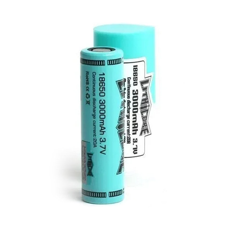 LITHICORE 18650 3000MAH BATTERY