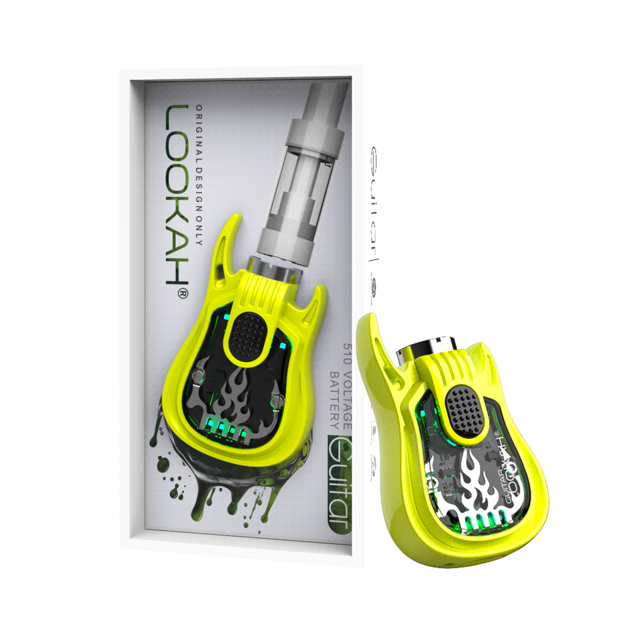 LOOKAH GUITAR 510 Battery 350mah NEON GREEN