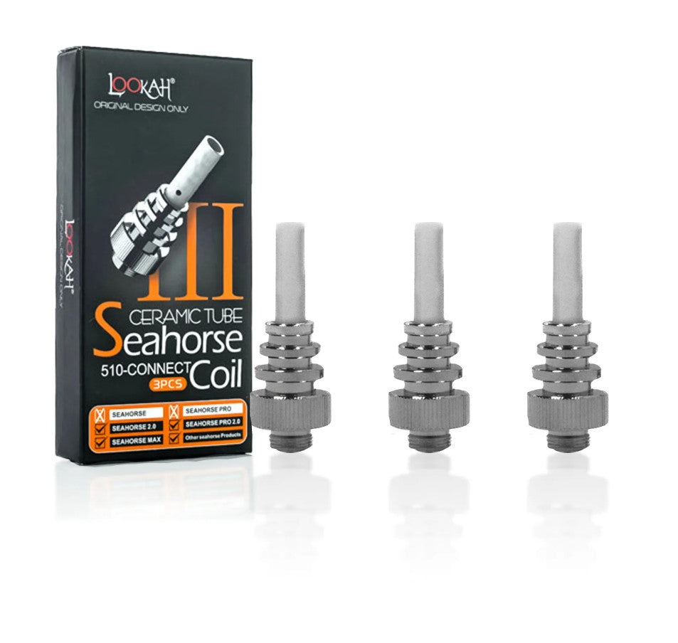 LOOKAH SEAHORSE COIL 3 CERAMIC TUBE 3PC/PK