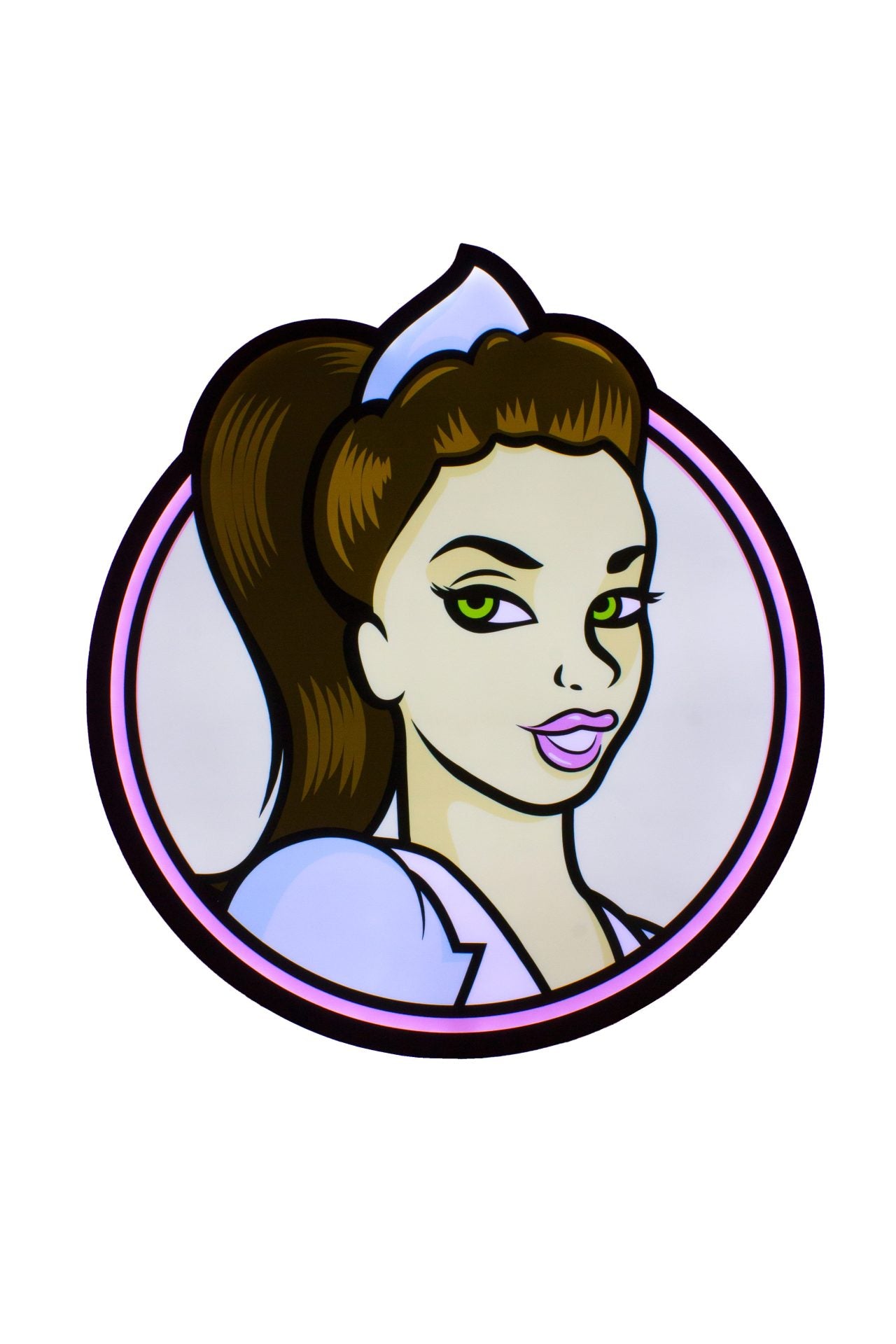 BLAZY SUSAN HEAD LOGO SIGN