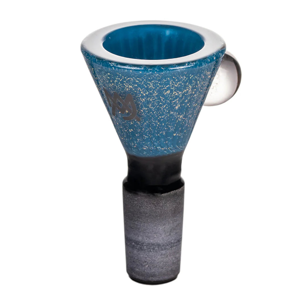 MJ ARSENAL BOWLS DICHRO LIGHT BLUE 14MM FLOWER BOWL