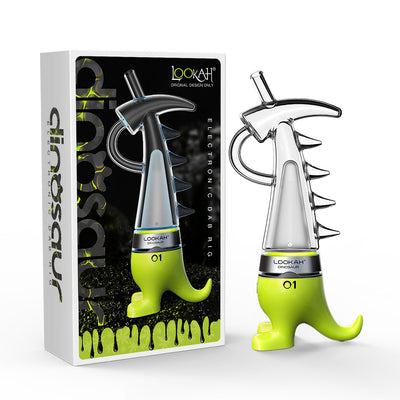 LOOKAH DINOSAUR ELECTRONIC DAB RIG | NEON GREEN