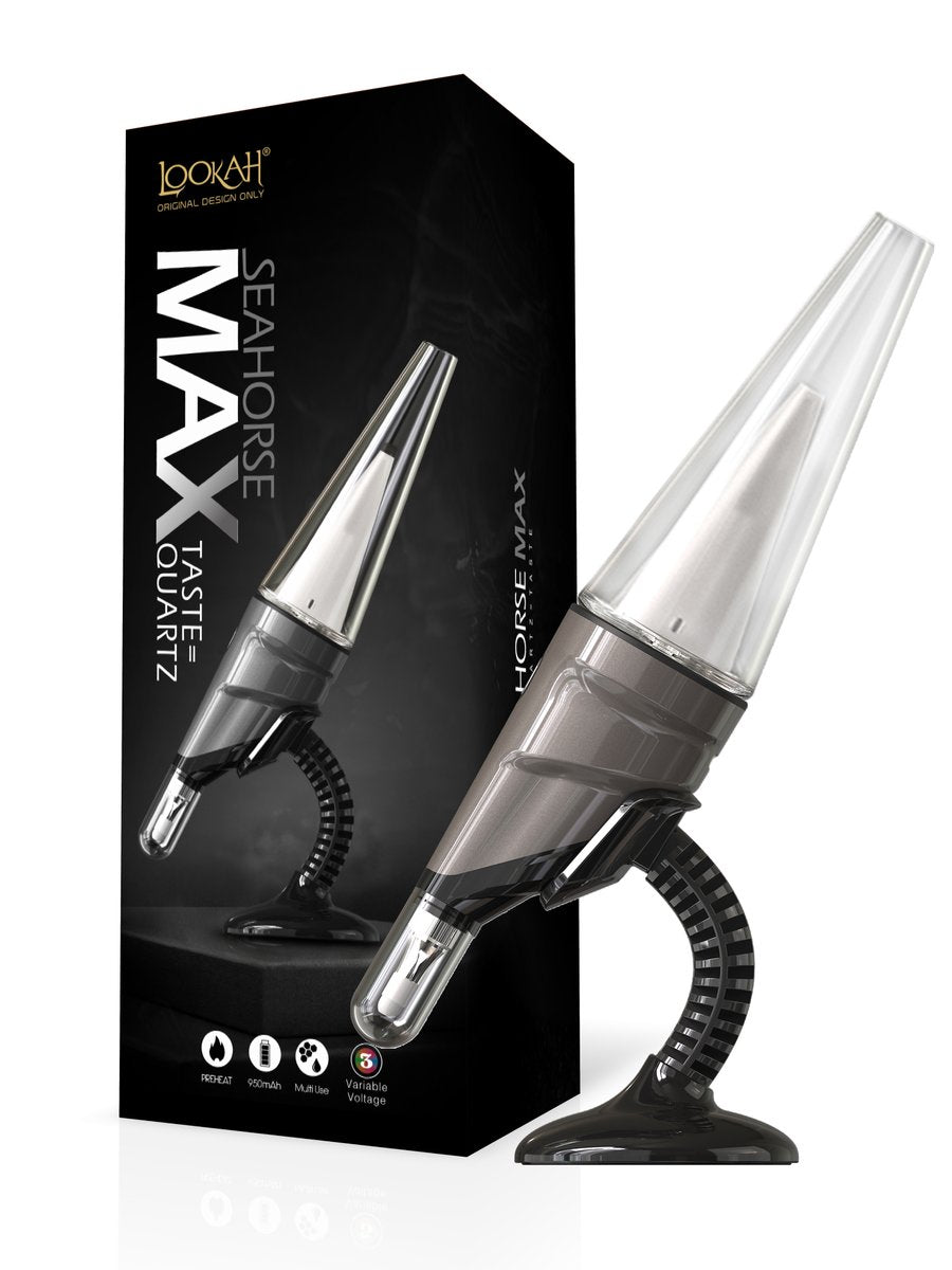 LOOKAH SEAHORSE MAX DAB VAPORIZER GUN METAL