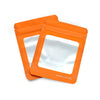 MYLAR BAGS ORANGE W/WINDOW 3.5X5