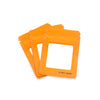 MYLAR BAGS ORANGE W/WINDOW 3x2.5