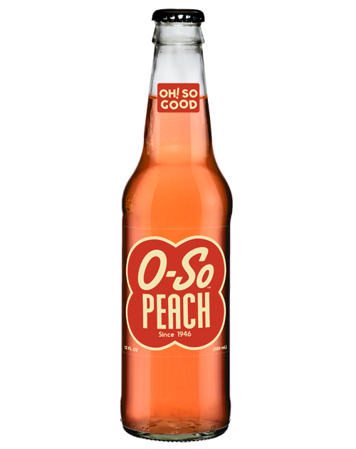 EXOTIC SODA O-SO-GOOD 12oz. BOTTLE PEACH