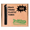 PACKLAHOMA 100 PACK PRE ROLL TUBES 116MM BLACK