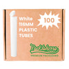 PACKLAHOMA100 PACK PRE ROLL TUBES 116MM WHITE