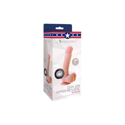PLEASURES DON JON ADULT TOY HYPER REALISTIC DILDO