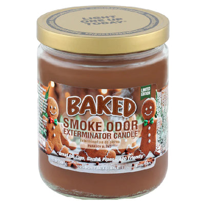 SMOKE ODOR CANDLE 13oz BAKED LIMITED EDITION