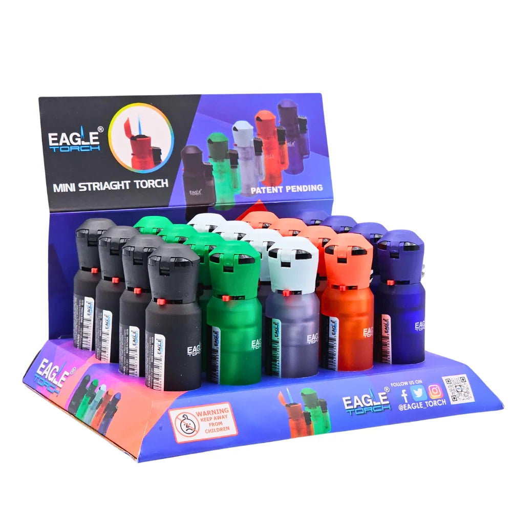 EAGLE TORCH MINI STRIAGHT TORCH 20ct/DISPLAY PT180MS