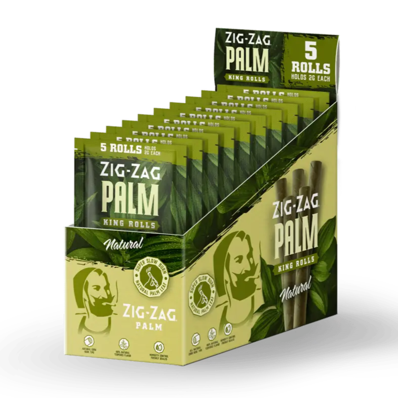 ZIG ZAG PALM KING ROLLS 5/PK 10PK/BOX