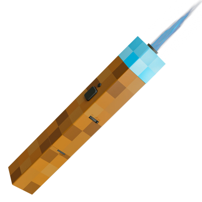 SMYLE PIXEL TORCH w/STORAGE COMPARTMENT BLUE