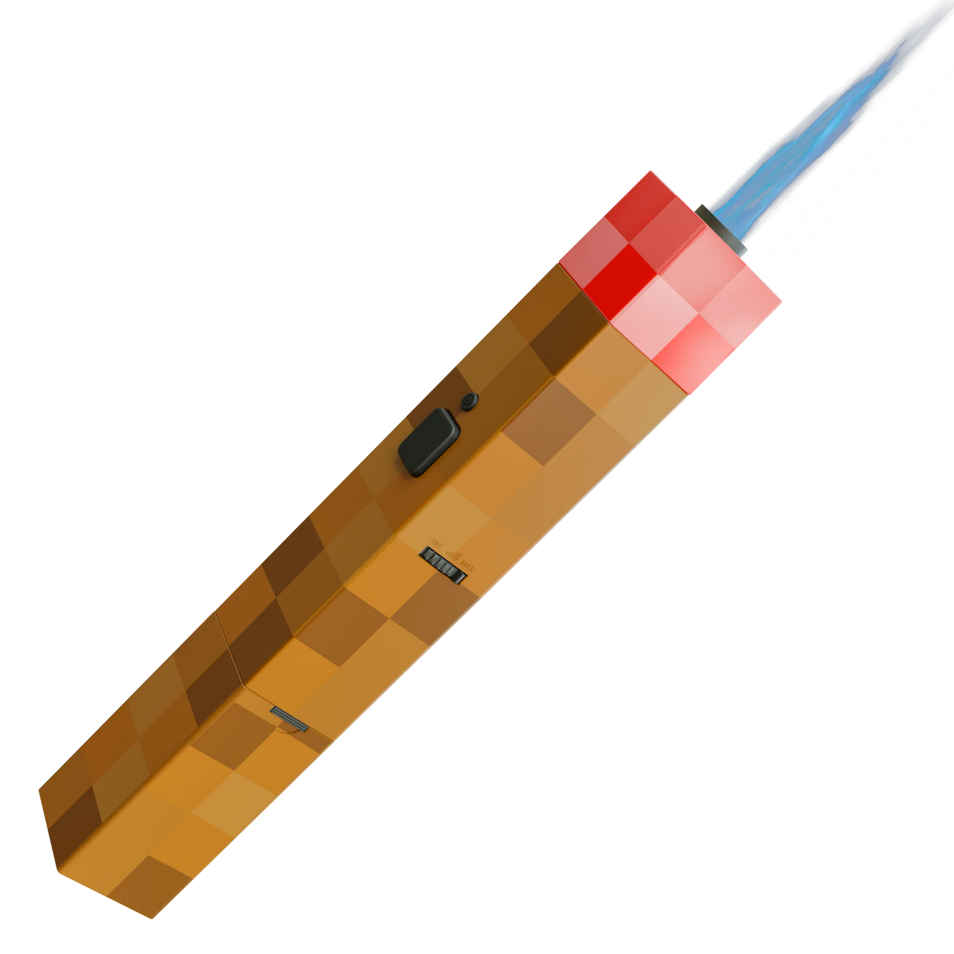 SMYLE PIXEL TORCH w/STORAGE COMPARTMENT RED