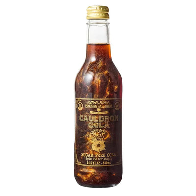 EXOTIC SODA THE POTIONS CAULDRON 330ML BOTTLE SUGAR FREE COLA