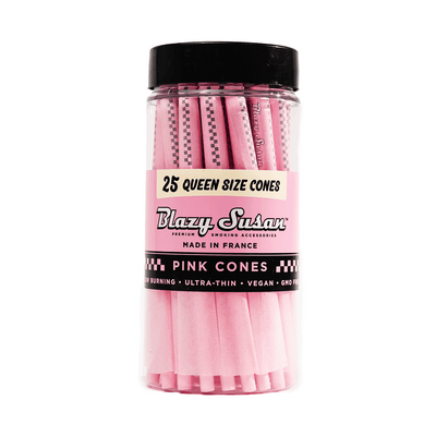 BLAZY SUSAN 120MM PINK CONES QUEEN SIZE 25CT JAR