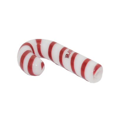 RAWLIBLAZE GLASS CANDY CANE CONE HOLDER