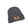 RAW BEANIE GREY BURNING CONE 97413