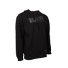 RAW HOODIE BLACK ON BLACK LARGE