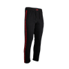 RAW BLACK SWEATPANTS W/RED SIDE LOGO SMALL