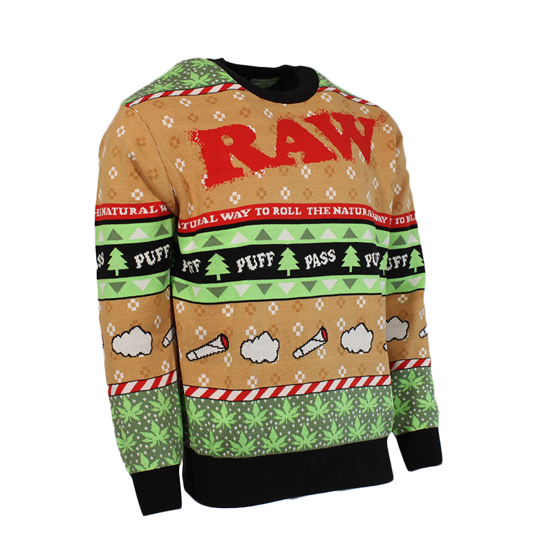 RAW UGLY CHRISTMAS SWEATER LARGE