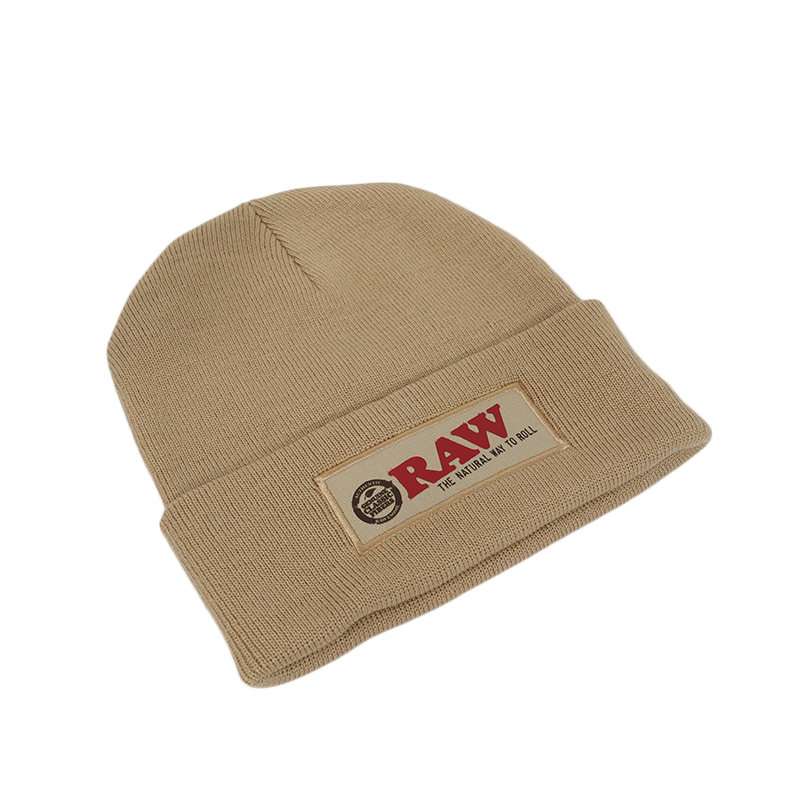 RAW TAN BEANIE 09499