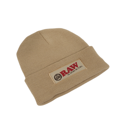 RAW TAN BEANIE 09499