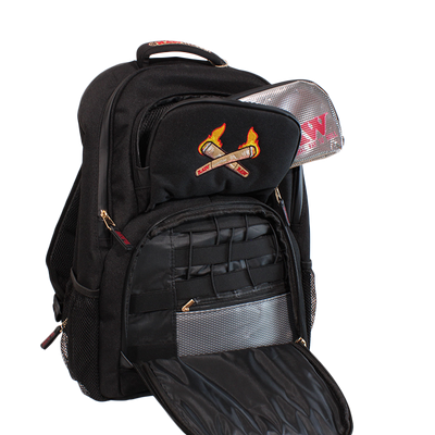 RAW SMELL PROOF BACKPACK BLACK