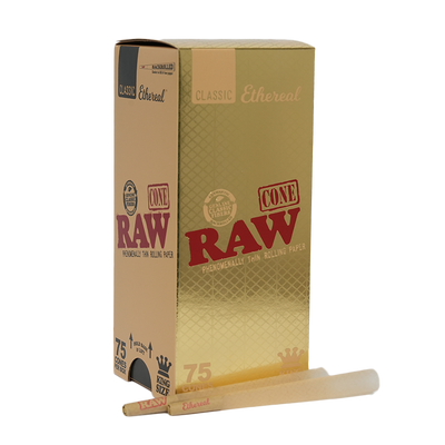 RAW CONE ETHEREAL 1 1/4 SIZE 75CT/BOX