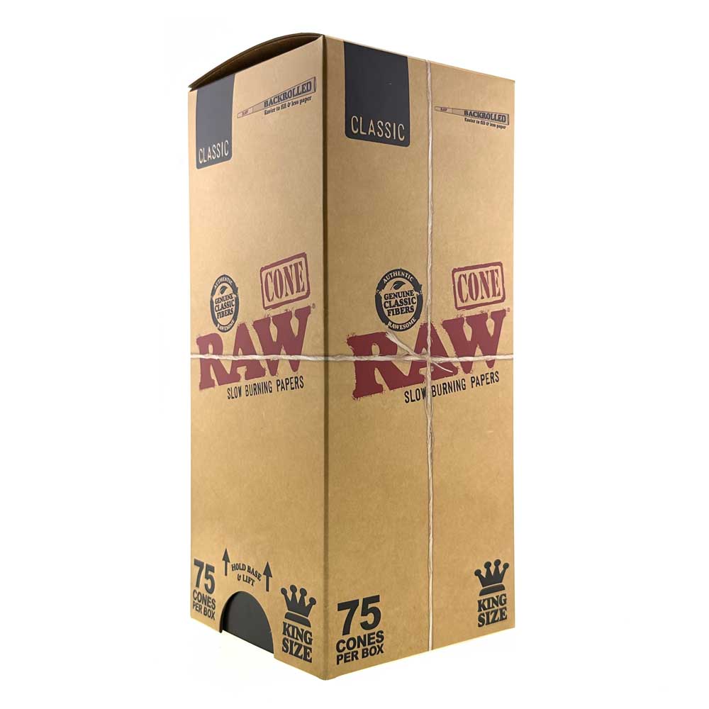 RAW CLASSIC CONE K/S 75CT/BOX DIFF#