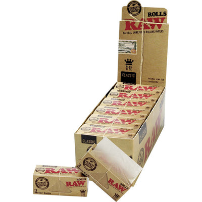 RAW CLASSIC ROLLS KINGSIZE 3 METER ROLLS 12 ROLLS/BOX 77388