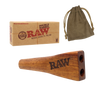 RAW DOUBLE BARREL WOODEN CIGAR HOLDER LONG K/S 56833
