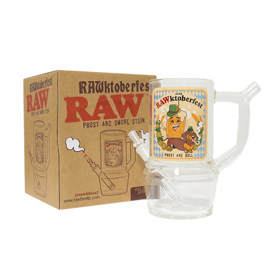 RAW RAWKTOBER FEST GLASS MUG VERY LIMITED EDITION