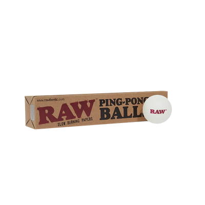 RAW PING-PONG Ball WHITE 40mm SIZE 5pk