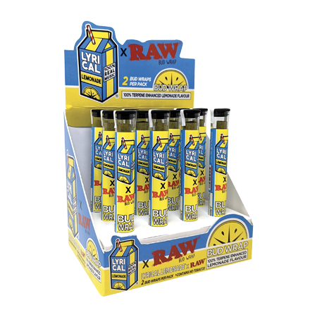 RAW BUD WRAP 2/PK 12PK/BOX LYRICAL LEMONADE