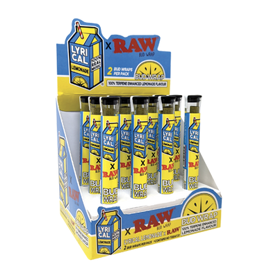 RAW BUD WRAP 2/PK 12PK/BOX LYRICAL LEMONADE