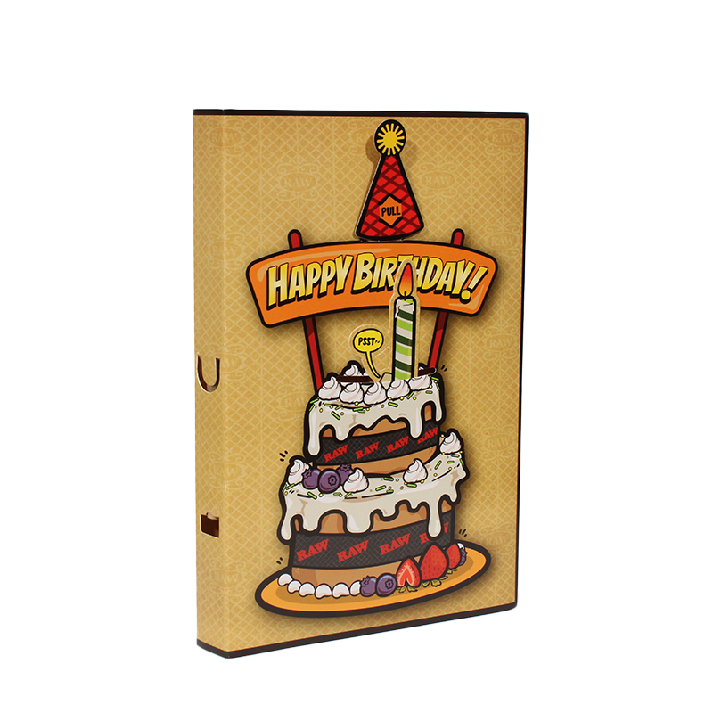 RAW POP-UP BIRTHDAY CARD 5pk