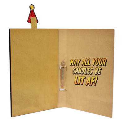 RAW POP-UP BIRTHDAY CARD 5pk