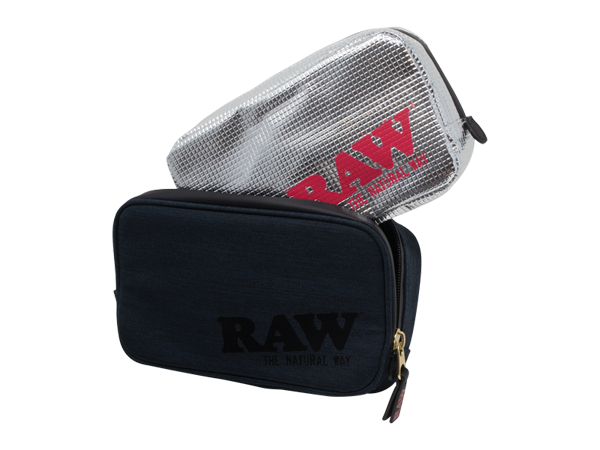 RAW BLACK TONAL SMELL PROOF BAG SMALL HALF OUNCE