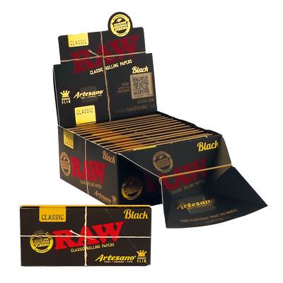 RAW CLASSIC ARTESANO KS SLIM 15/BOX BLACK