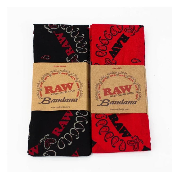 RAW BANDANA RED/BLACK