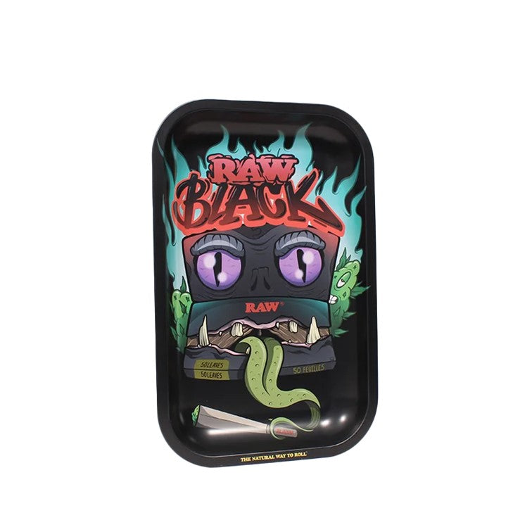 RAW BLACK MONSTER ROLLING TRAY SMALL