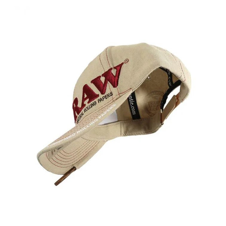 RAW CAP CURVED TAN W/POKER 54204