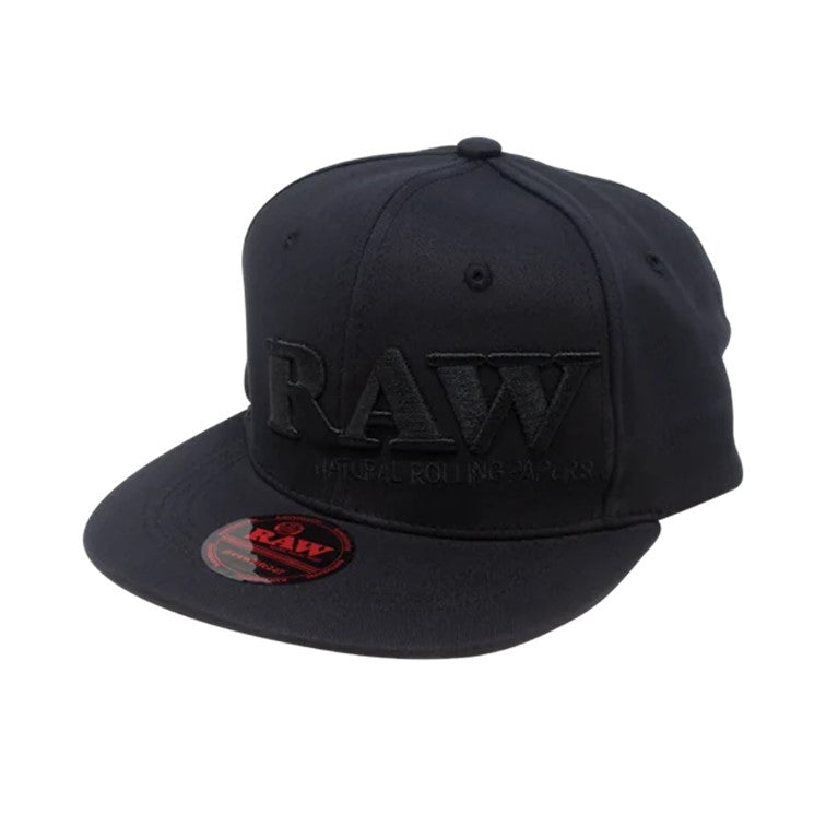 RAW CAP FLAT BLACK W/POKER 66911