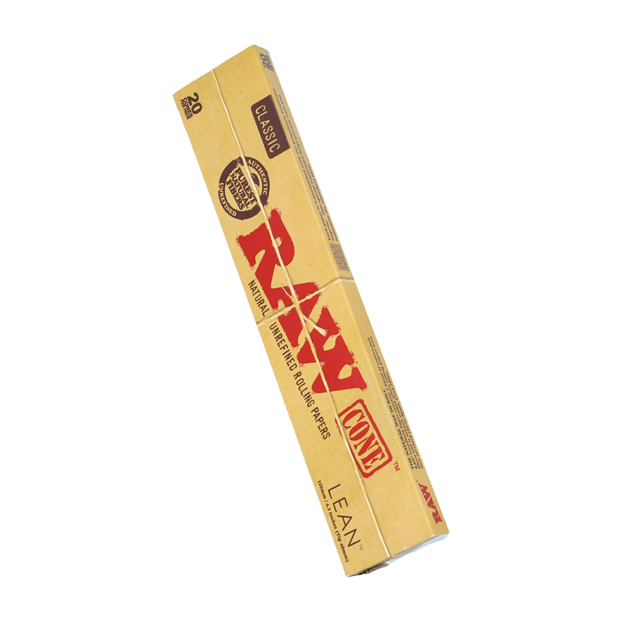 RAW CLASSIC CONE LEAN 12 PACKS/BOX 20 CONES/PACK 03346