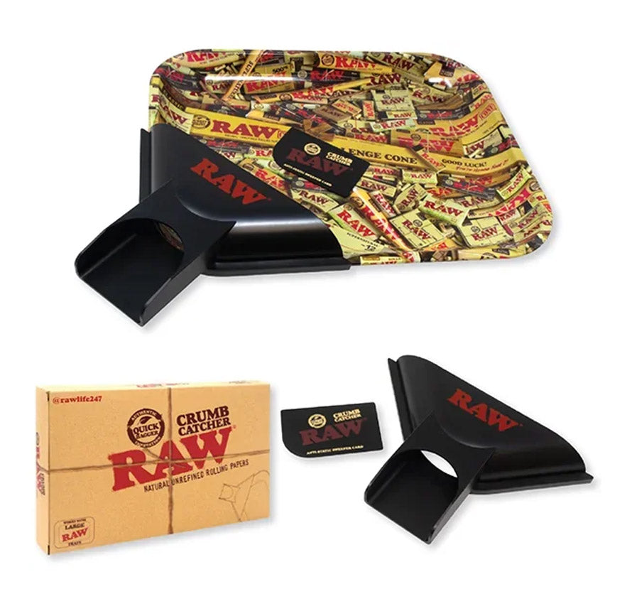 RAW CRUMB CATCHER DETACHABLE TRAY FUNNEL FOR LARGE TRAY