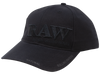 RAW BASEBALL CAP CLASSIC BRIM BLACK ON BLACK 96904