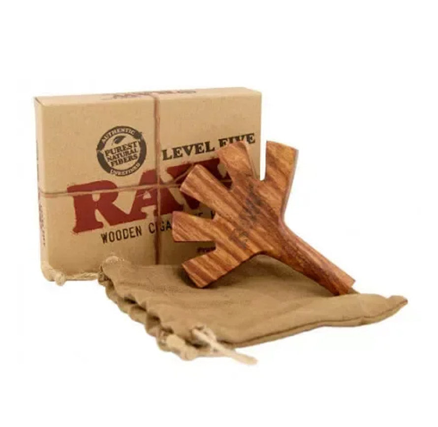 RAW LEVEL FIVE WOODEN CIG HOLDER 82921